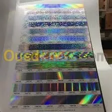 Foil hologramme et coloré 