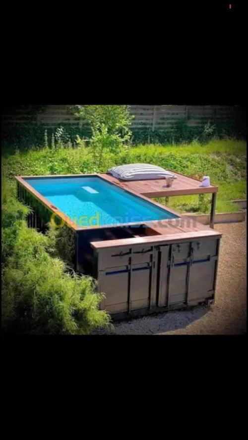 Fabrication de piscines conteneurs 