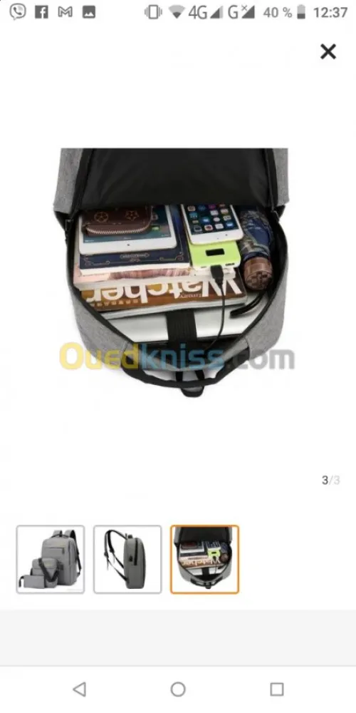 Cartable sac a dos pc portable laptop