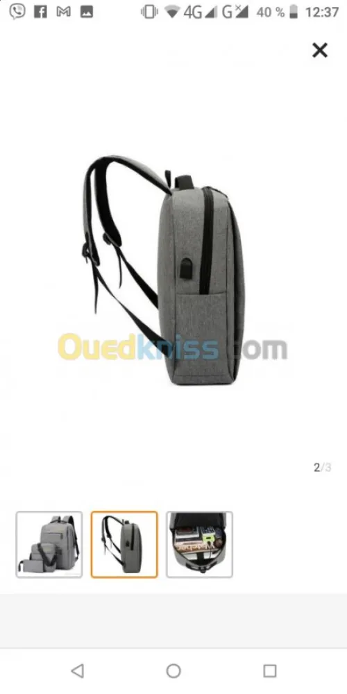 Cartable sac a dos pc portable laptop