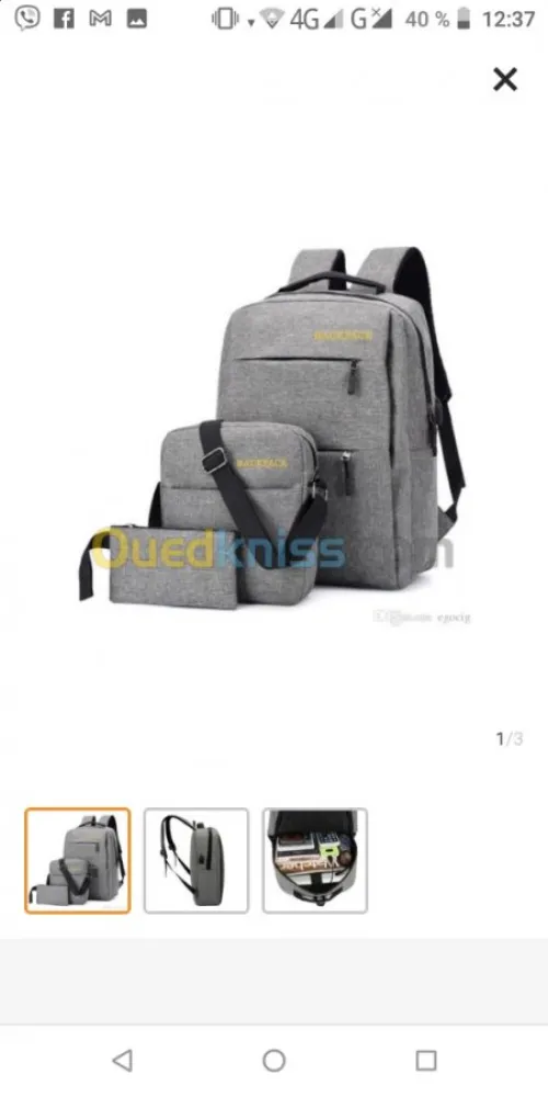 Cartable sac a dos pc portable laptop