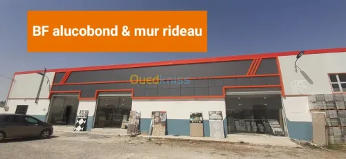 Decoration alucobond& mur ridou