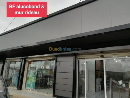Decoration alucobond& mur ridou