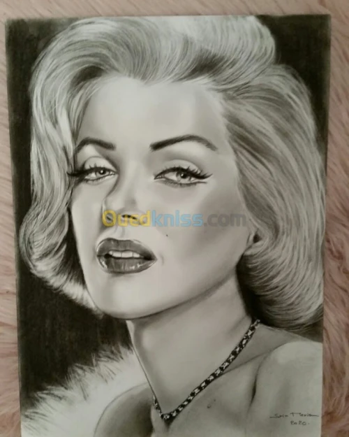 Portrait sur commande. 