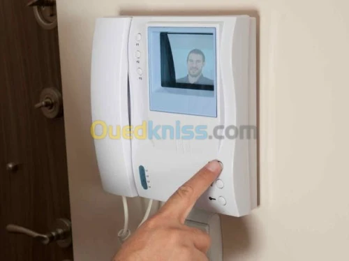 visiophone  vidéophone et digicode serrure électrique 