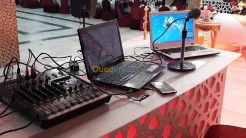 Disc jockey et caméra photos