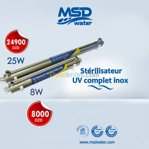 Désinfection UV pour l'eau