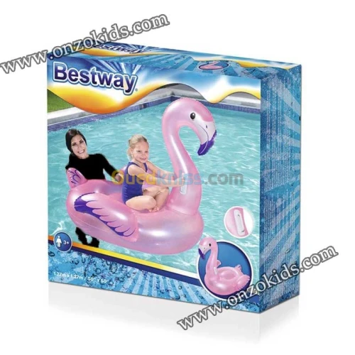 Bouée gonflable Flamant Rose 127 x 127 cm | Bestway