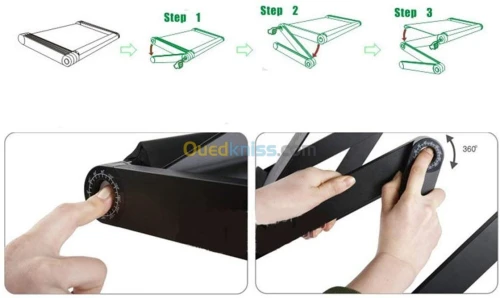 TABLE LAPTOP AJUSTABLE ET REFROIDISANT