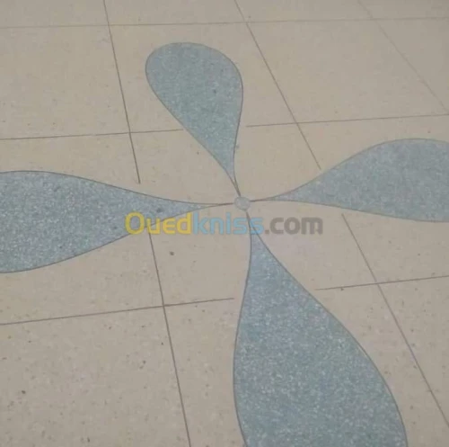 Granito coulé et ponçage