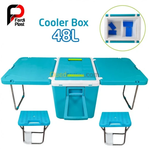 Glacière Portative 48L Pour Camping