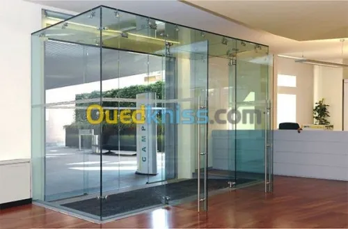 vitrine et douche italienne 