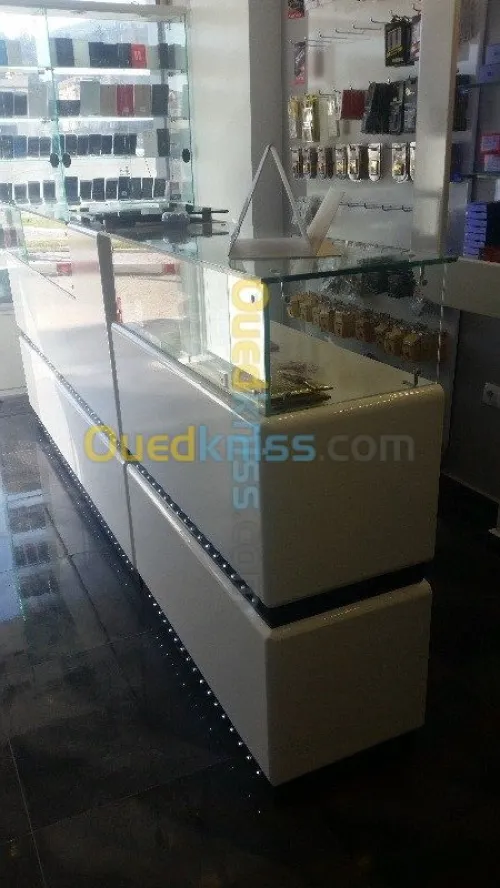 vitrine et douche italienne 