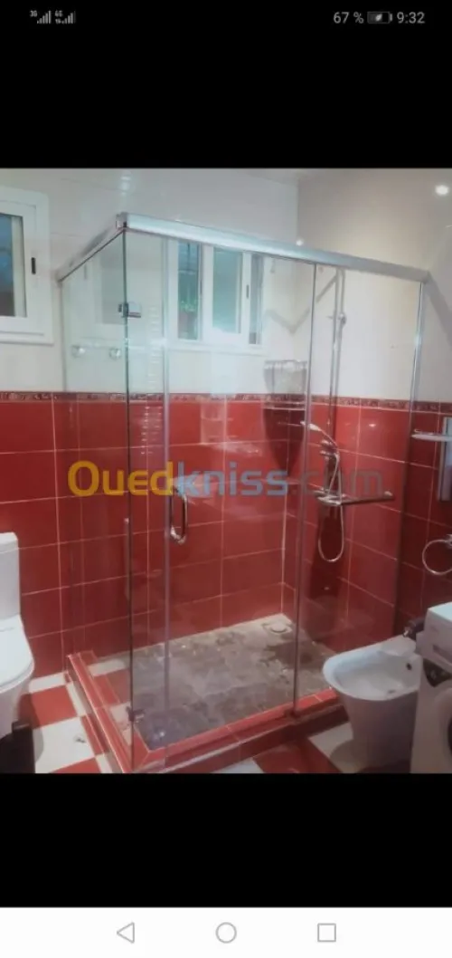 vitrine et douche italienne 