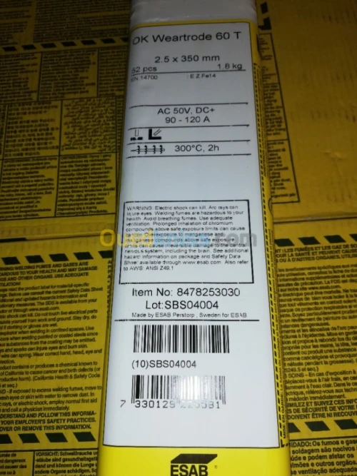 Baguette rechargement ESAB