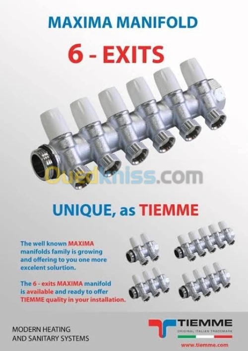 Tiemme accessoires sertir et à visser