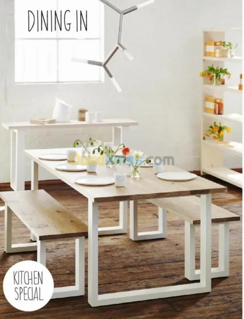 Des table et des articles de déco