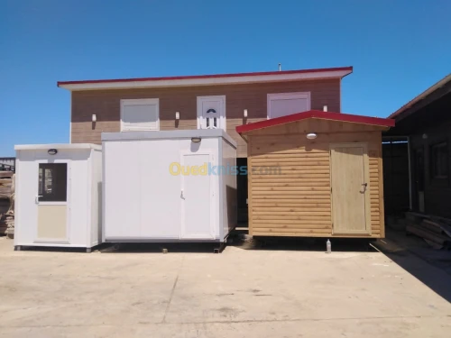 Fabrication de chalet/cabine sahariene