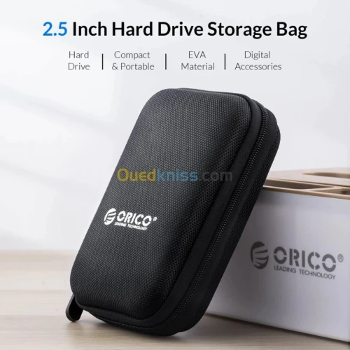 Rack Orico Transparent 2.5" USB 3.0 6Gbps pour disque dur HDD/SSD 2129U3 + Pochette etui PHD Orico