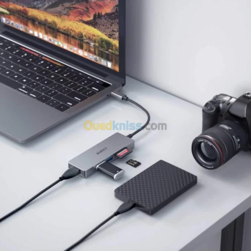 Adaptateur Type-C to USB 3.0 HUB 