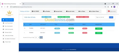 Gestion de Stock