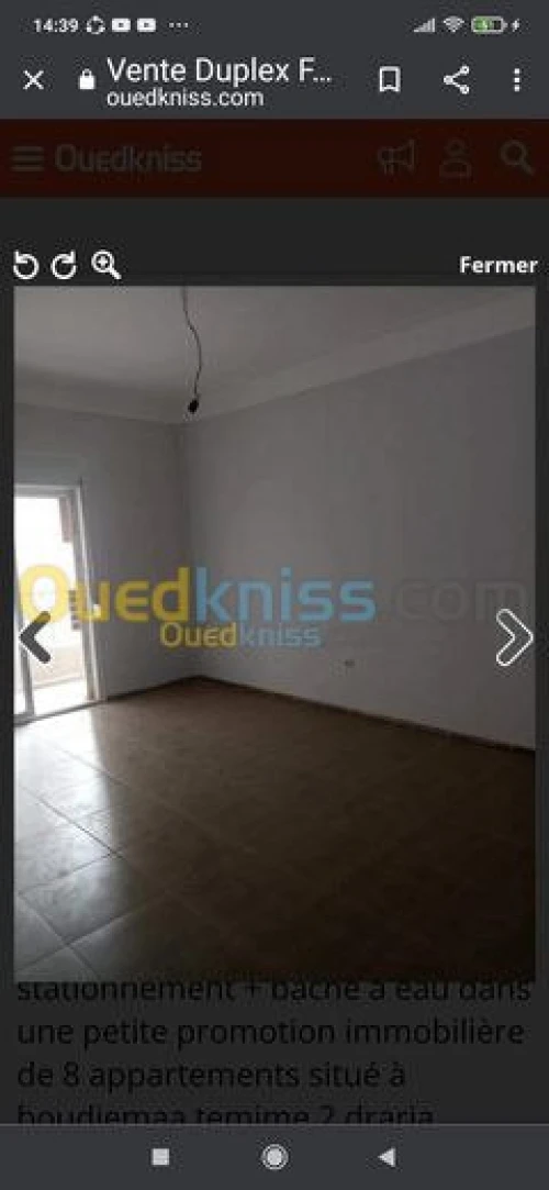 Vente Appartement F6 Alger Draria