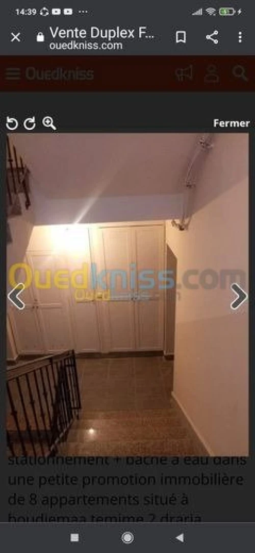 Vente Appartement F6 Alger Draria