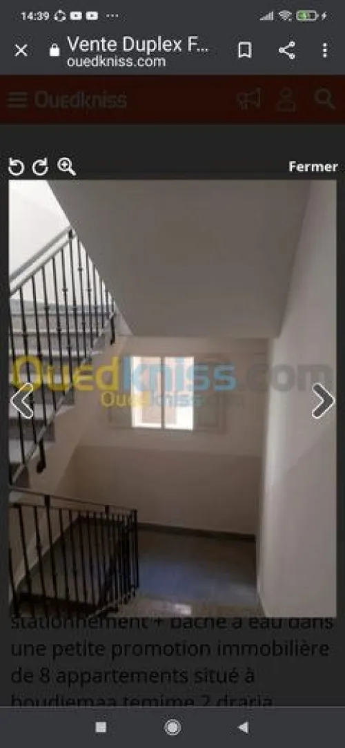 Vente Appartement F6 Alger Draria