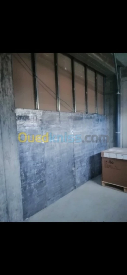 Fournitur et pose mûr et porte plombé