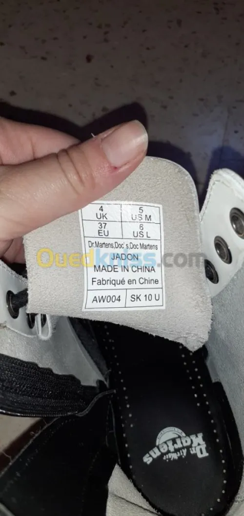 Doc martens,  Jaden blanches 