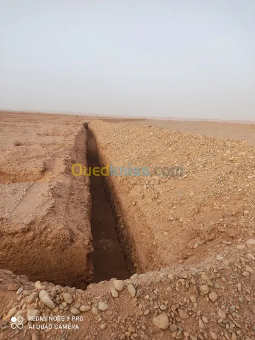 تهيئة المساحات المسقية وتصريف المياه
