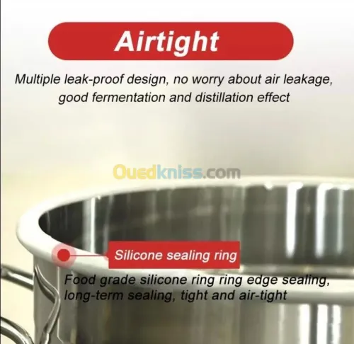 Distillateur en acier inoxydable 2L