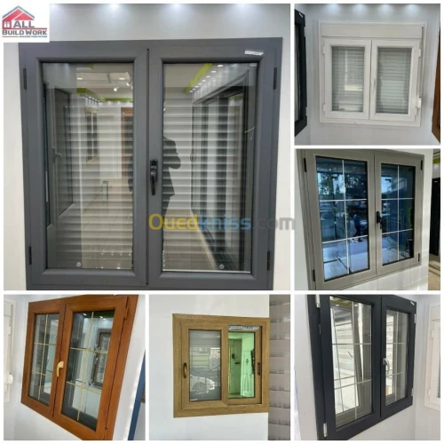 Menuiserie du verre,Pvc,Alu 