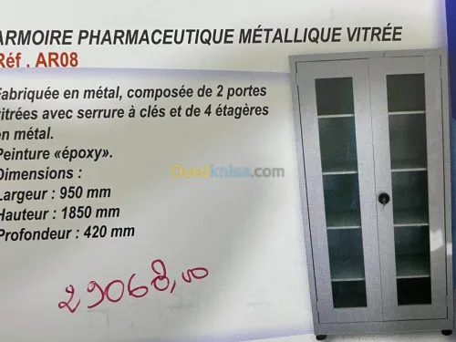 Toute les armoire medical et Gueridon