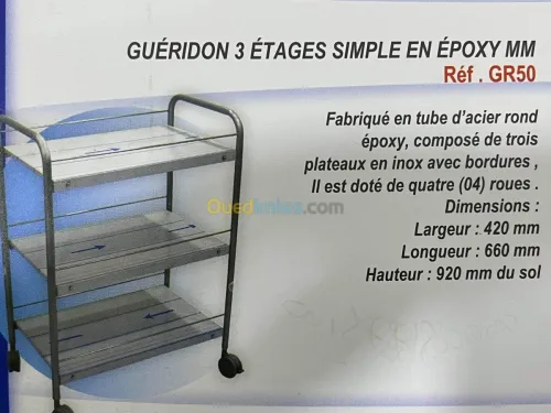 Toute les armoire medical et Gueridon