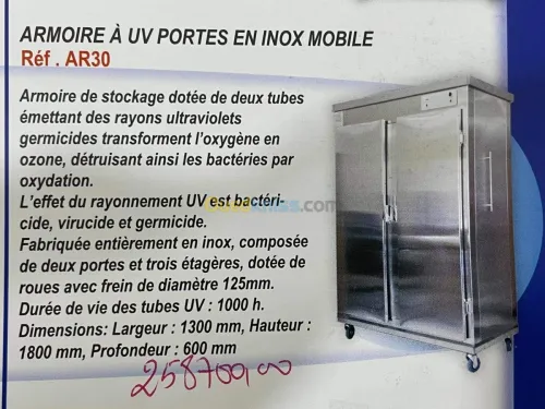 Toute les armoire medical et Gueridon