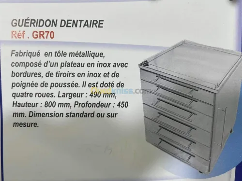 Toute les armoire medical et Gueridon