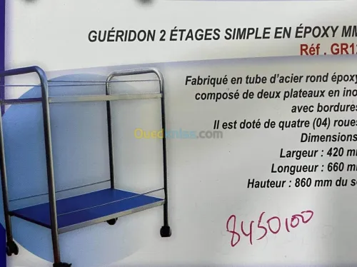 Toute les armoire medical et Gueridon