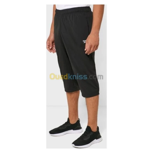 REEBOK PANTALON DE SURVETEMENT TISSÉ NOIR