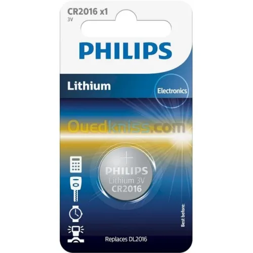 PILE PHILIPS CR LITHIUM 3V 12V
