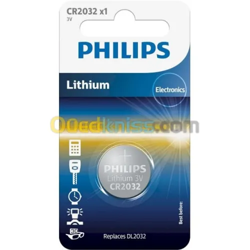 PILE PHILIPS CR LITHIUM 3V 12V