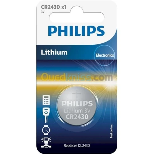 PILE PHILIPS CR LITHIUM 3V 12V