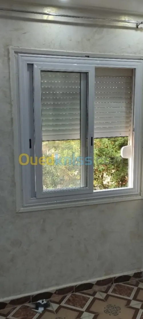 Aluminium , vitrine, douche italienne 