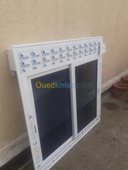 Aluminium , vitrine, douche italienne 