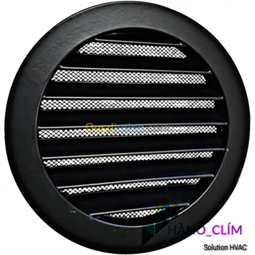 Grille d'aération circulaire en Alu