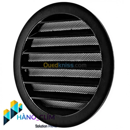 Grille d'aération circulaire en Alu