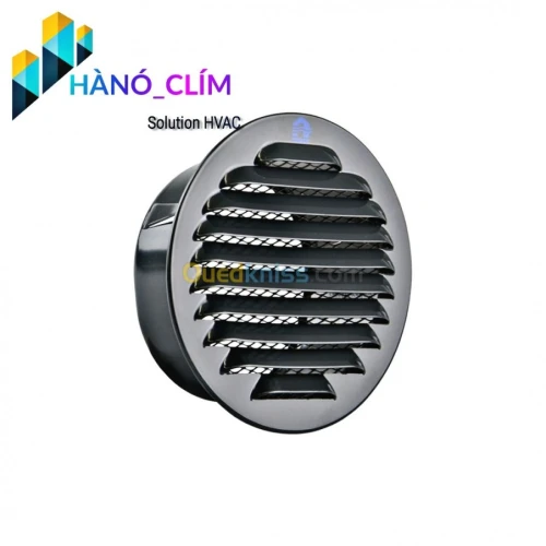Grille d'aération circulaire en Alu