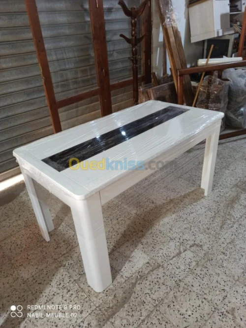 Table 150x80 cm avec 6 chaises Hêtre