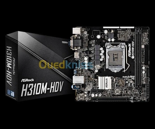3-8100 + ASRock H310M-HDV