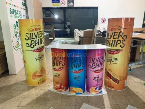 impression numérique , stand , carton